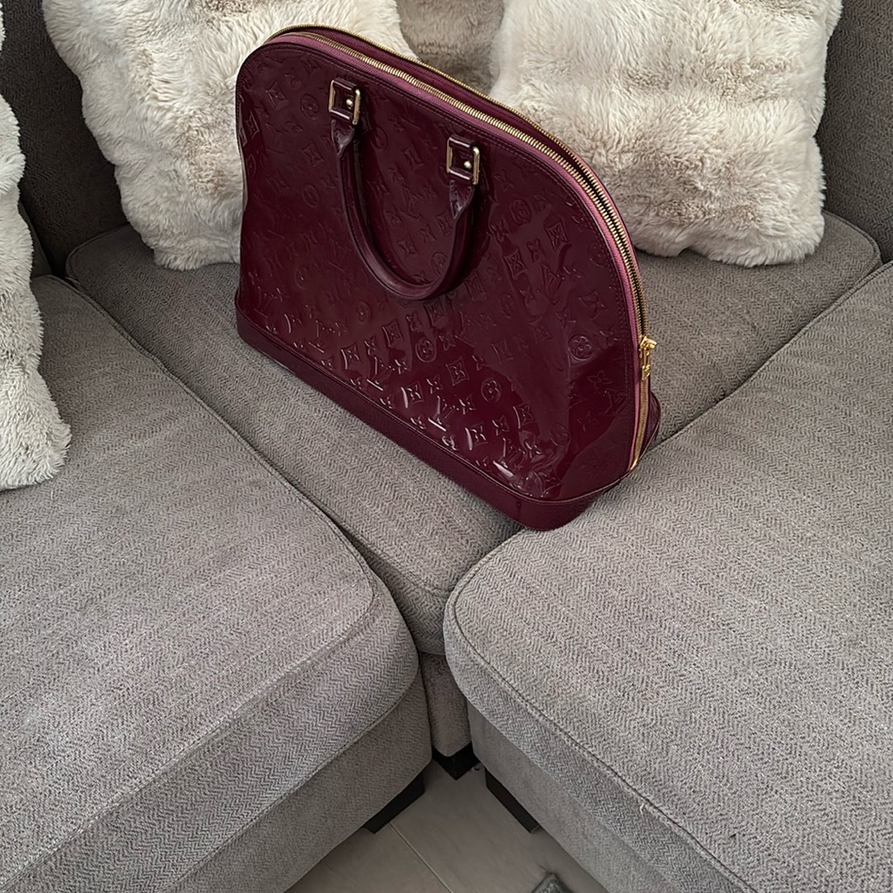 Louis Vuitton Deep Purple oversized hand Bag